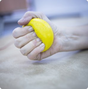 hand therapy with a ball