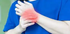Woman Having Wrist Pain