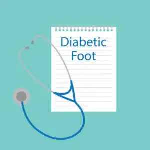 Diabetic foot care doctor prescription Pad